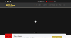 Desktop Screenshot of elbarzonrestaurant.com