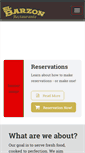 Mobile Screenshot of elbarzonrestaurant.com