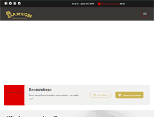 Tablet Screenshot of elbarzonrestaurant.com